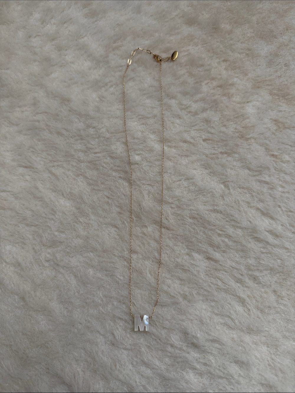 Kozakh Dawn initial necklace